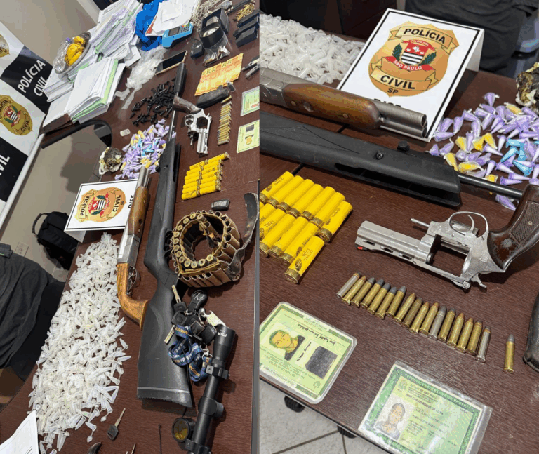 Procurado pela Justiça é preso com arma escondida debaixo do travesseiro em Itanhaém