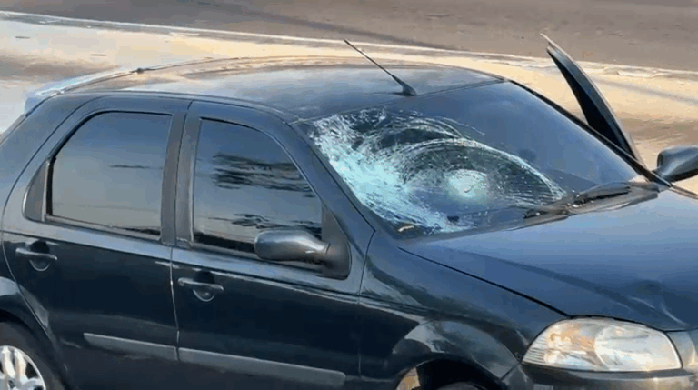 Morador de rua é atropelado na Avenida John Boyd Dunlop