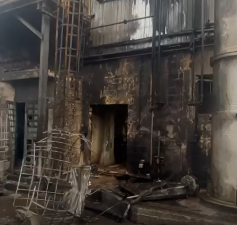 VÍDEO: empresa química pega fogo e deixa funcionário ferido em Rio Claro