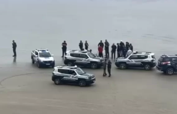 Homem é baleado e preso após apontar arma para GCM na Praia Grande