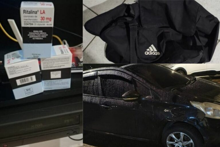 Duas mulheres e um homem são presos após roubo de remédios emagrecedores em farmácia