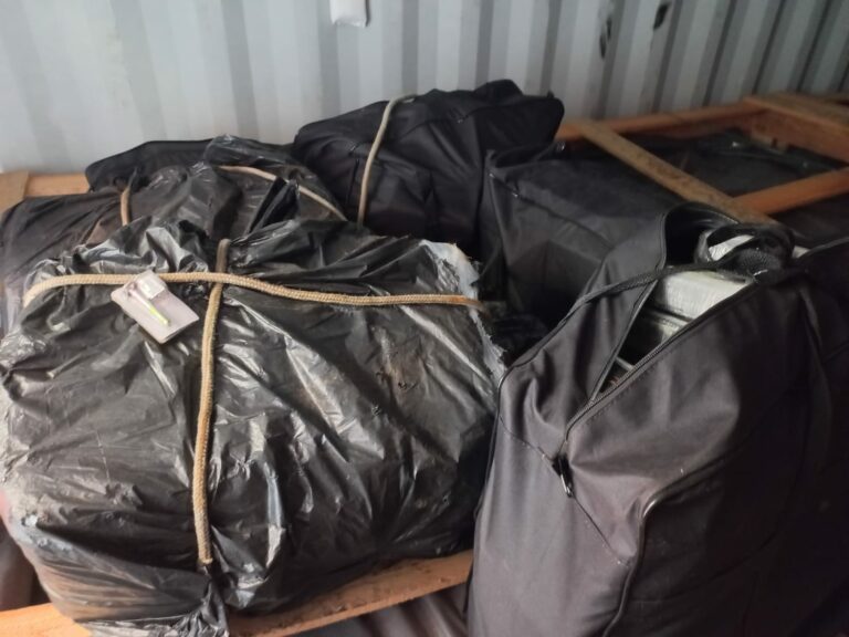 Receita Federal apreende 218 kg de cocaína no Porto de Santos com destino à Alemanha