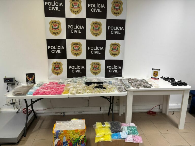 Polícia Civil apreende mais de 8 kg de drogas em operação na zona norte de São José