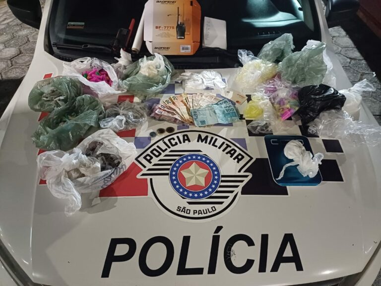 Homem é preso com mais de meio quilo de entorpecentes em Guaratinguetá