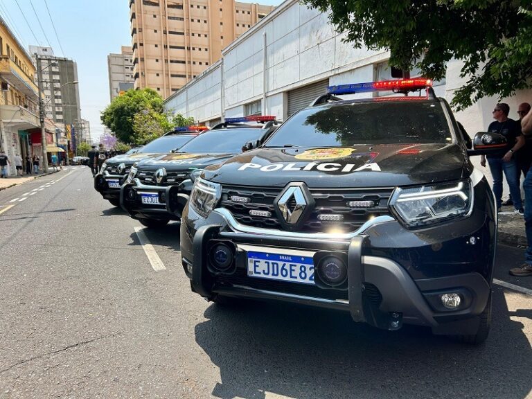 Governo de SP entrega 63 viaturas às Polícias Civil e Militar em Rio Preto