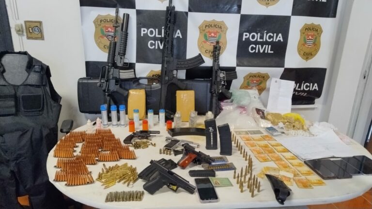 Líder do PCC que atuava em cidade do litoral é preso com arsenal de guerra avaliado em R$ 500 mil