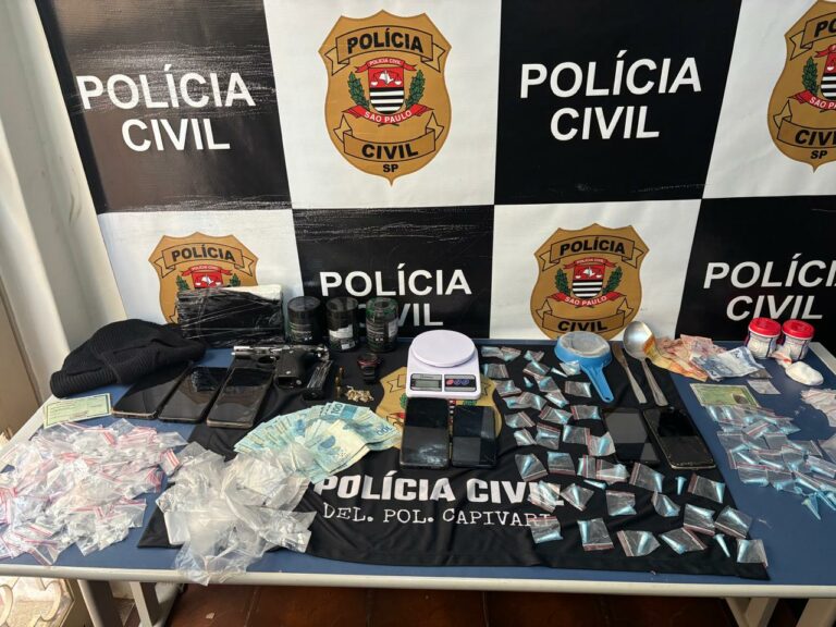 Suspeitos são presos em operação da Polícia Civil contra tráfico de drogas e associação criminosa
