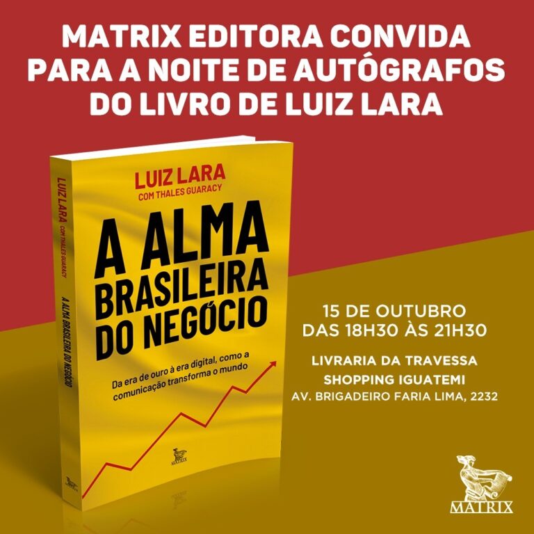 Publicitário Luiz Lara lança autobiografia e revela os bastidores do mercado