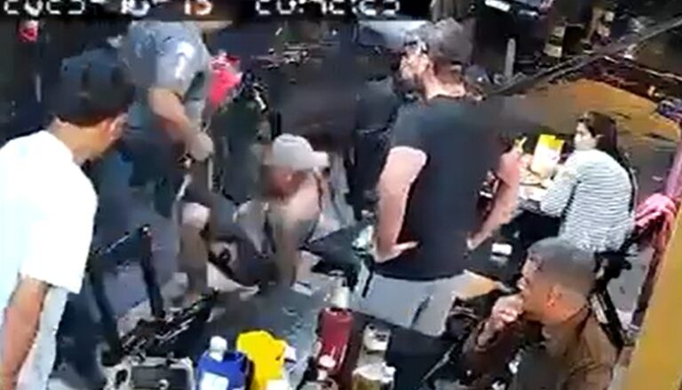 VÍDEO: Homem é preso após ameaçar clientes em restaurante de Aparecida