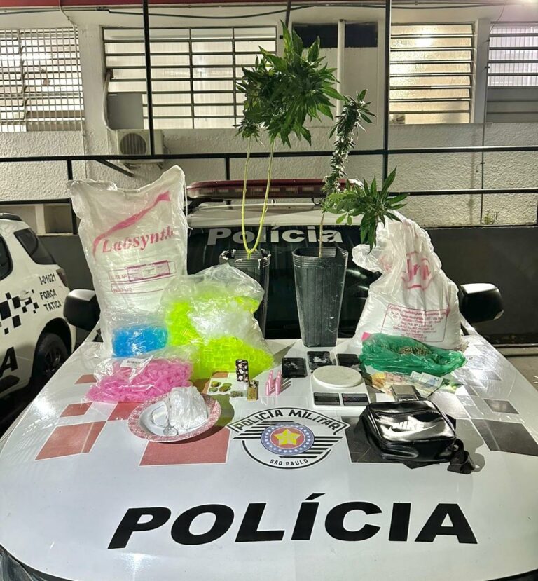 Polícia Militar prende homem por tráfico de drogas na zona norte de São José dos Campos