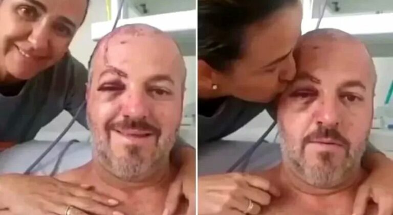 Gestor ferido em incidente durante campeonato de beach tennis fala pela primeira vez