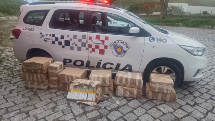 PM apreende mais de 250 kg de maconha em posto desativado em Queluz