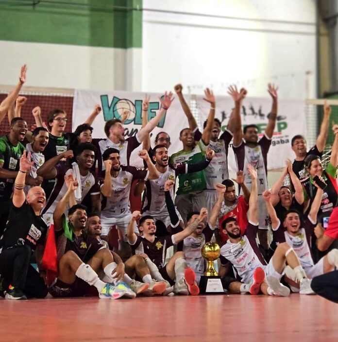 Vôlei Pinda é campeão paulista masculino da 1ª Divisão