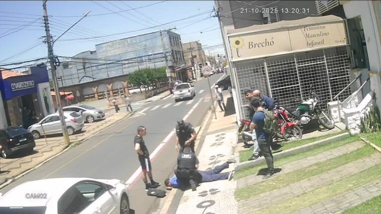 Acusado de tentativa de roubo é imobilizado por populares em Rio Claro