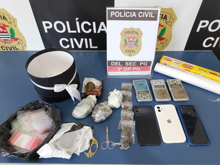 Homem é preso por esquema de tráfico de drogas por entrega na Praia Grande