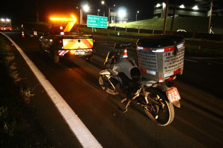 Motoboy morre após atropelar capivaras e ser atingido por carro