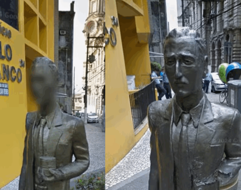 Estátua tem rosto borrado no Google Maps ao ser confundida com humano; confira