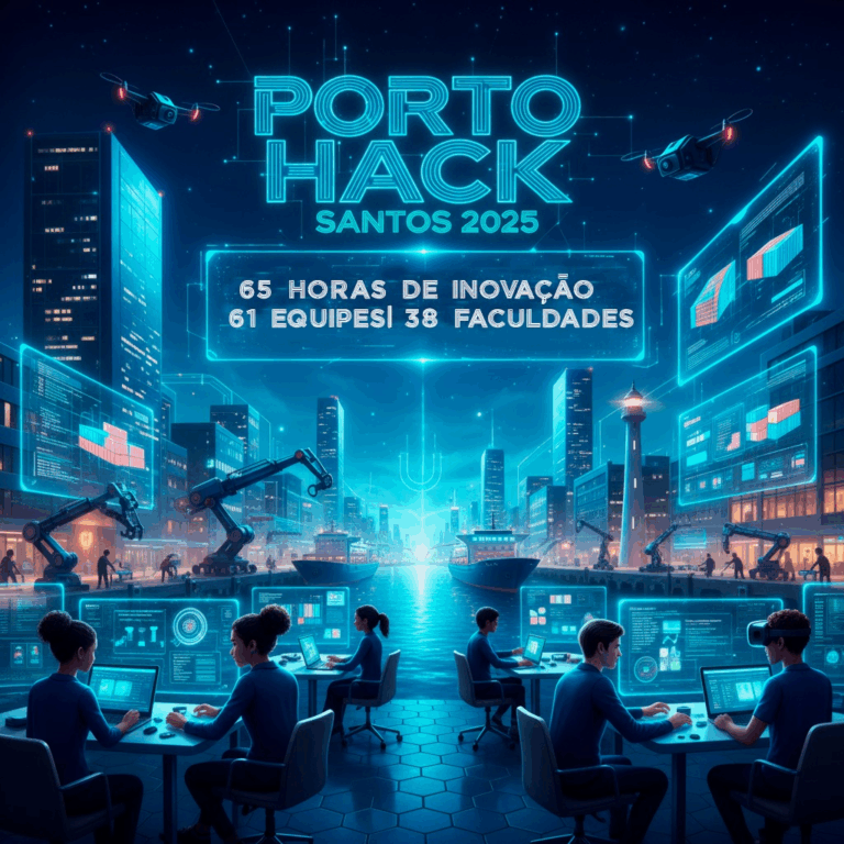 Final do Porto Hack 2025 acontece nesta segunda (13) em Santos