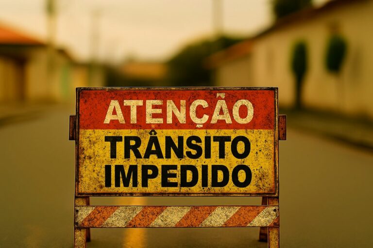 Prefeitura de Araçatuba informa interdição temporária de rotatória