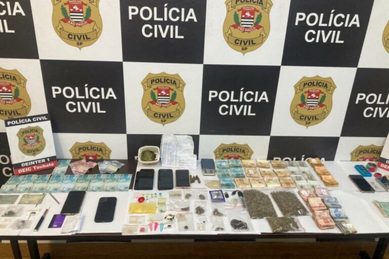 Polícia Civil prende quatro e apreende drogas e armas em operação no Vale do Paraíba