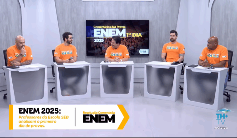 Professores da Escola SEB comentam as questões do primeiro dia de Enem 
