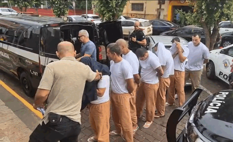 Sete presos por assalto milionário contra apartamentos de luxo prestam depoimento