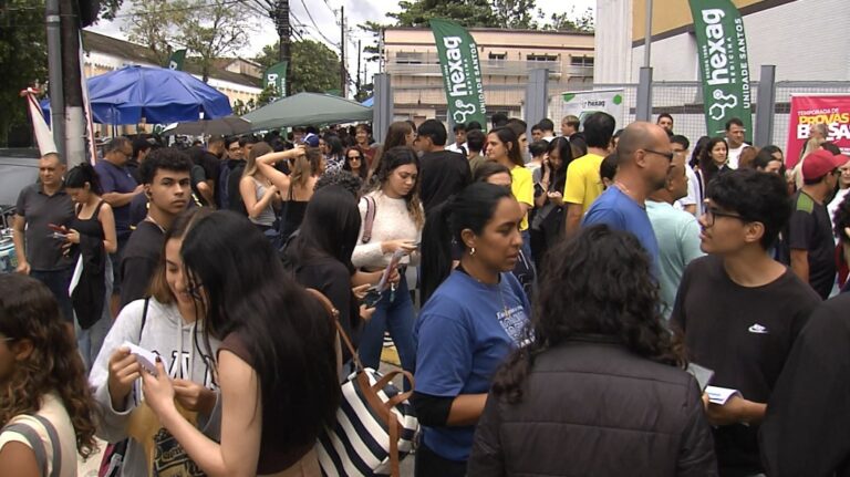 Primeiro dia do ENEM na Baixada Santista