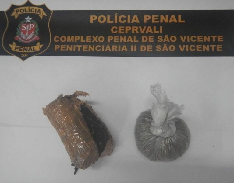 Polícia Penal intercepta drogas com mãe e companheiras de presos em São Vicente