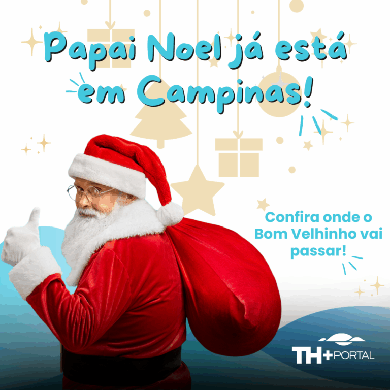 Confira a agenda de Natal e a chegada do Bom Velhinho em Campinas