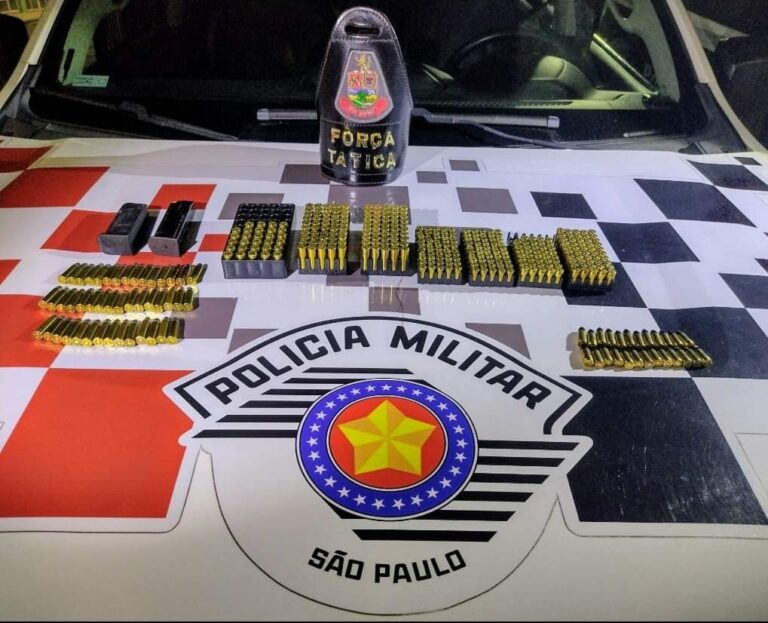Homem é preso por porte de centenas de munições em Potim