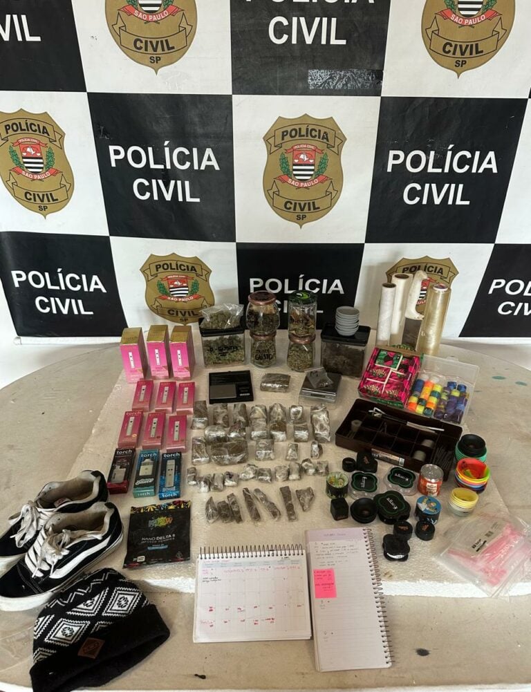 “Disk delivery” de drogas é desmantelado pela polícia civil em Santos; dois homens foram presos