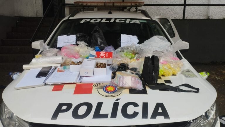 PM apreende grande quantidade de drogas durante operação em Caçapava