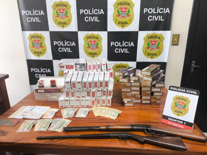 Polícia Civil prende suspeito e apreende bebidas falsificadas e armas em Ubatuba
