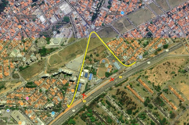 Trecho da Via Dutra em São José dos Campos será interditado neste domingo (9)