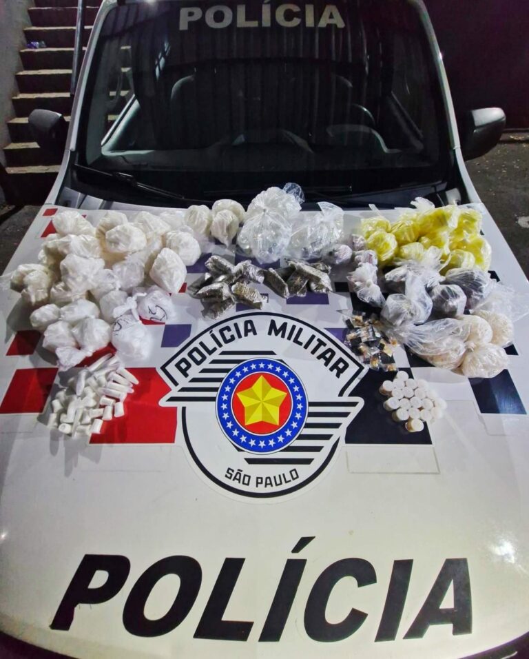 Polícia Militar apreende grande quantidade de drogas na zona norte de São José dos Campos