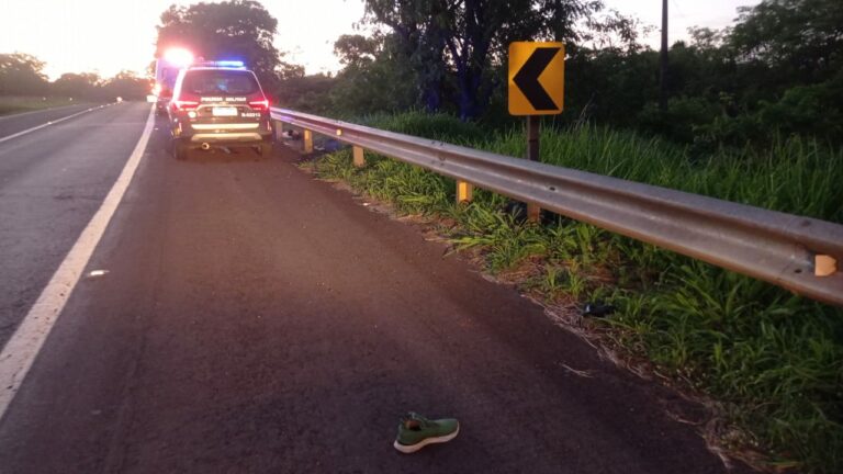 Homem morre atropelado na Raposo Tavares, em  Prudente