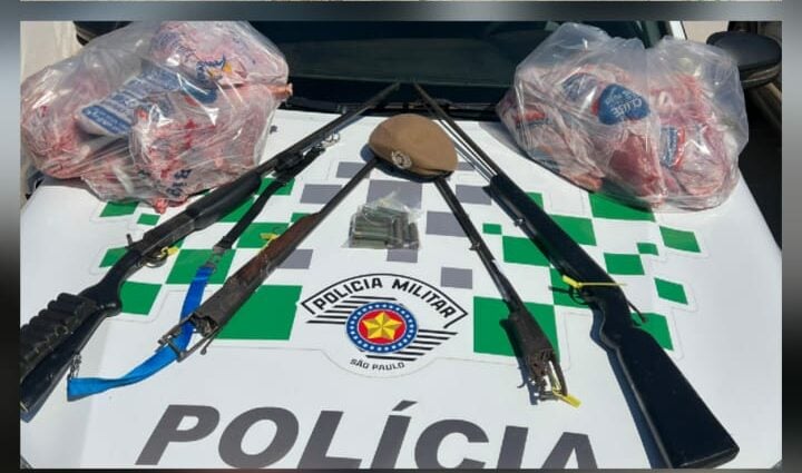 Caça ilegal: homem é multado em R$ 20,5 mil e preso em Castilho