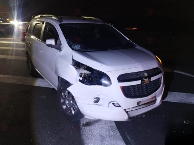 Casal é atropelado por carro após tentativa de atravessar rodovia em Cubatão