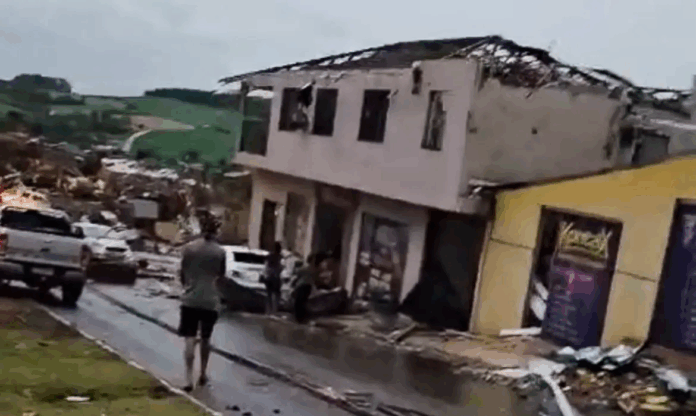 Destruição no Paraná | Reprodução