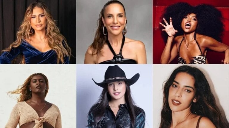 Ivete Sangalo, Ana Castela, Simone Mendes, Liniker e Gaby Amarantos estão entre as indicadas ao WME Awards 2025