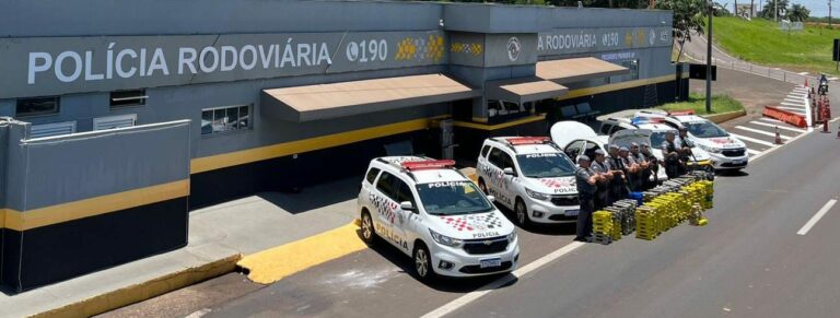 Casal é preso com mais de 600 kg de maconha na SP-270