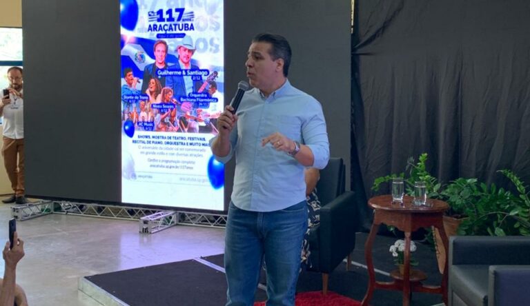 Aniversário de Araçatuba terá show com Guilherme & Santiago