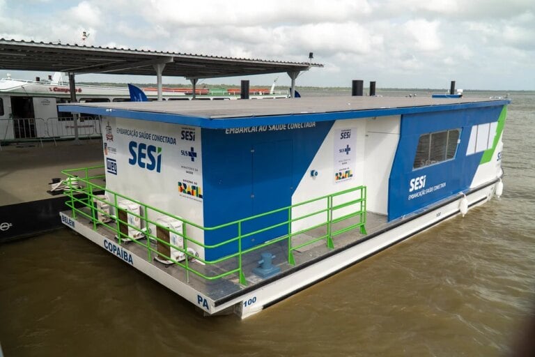 SESI Saúde Conectada leva atendimento especializado à trabalhadores ribeirinhos da Amazônia