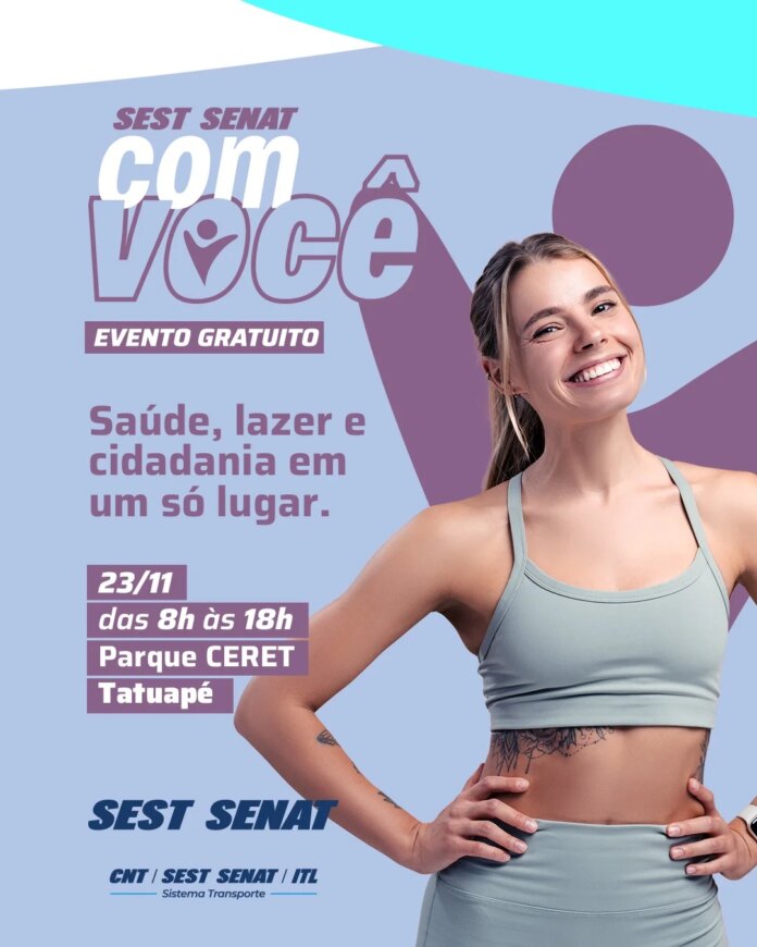 SEST SENAT promove grande ação gratuita de saúde, lazer e cidadania em São Paulo