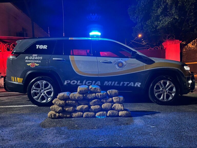 Mulher é presa com 28 kg de skunk em Penápolis