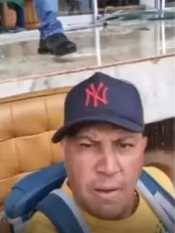 Aildo Francisco Lima, que participou da invasão e depredação | Reprodução