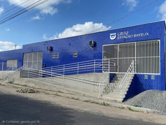 CBTU entrega estação ferroviária de Bayeux nesta quarta (17)