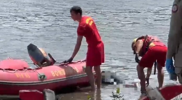 Vítima estava desaparecida desde sexta-feira e foi localizada por equipes do Corpo de Bombeiros