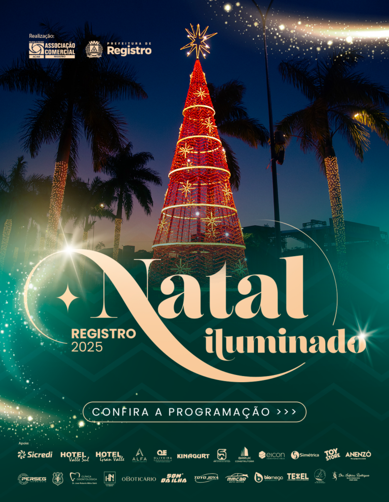 Natal Iluminado de Registro traz música, corais e atrações culturais neste fim de semana