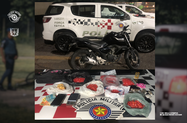 Dois homens são presos por tráfico de drogas em Pindamonhangaba